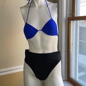 Triangle Bikini Top and Brief Swimsuit by Misguided GUC Size 8